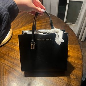 New Marc Jacobs mini grind leather tote color black